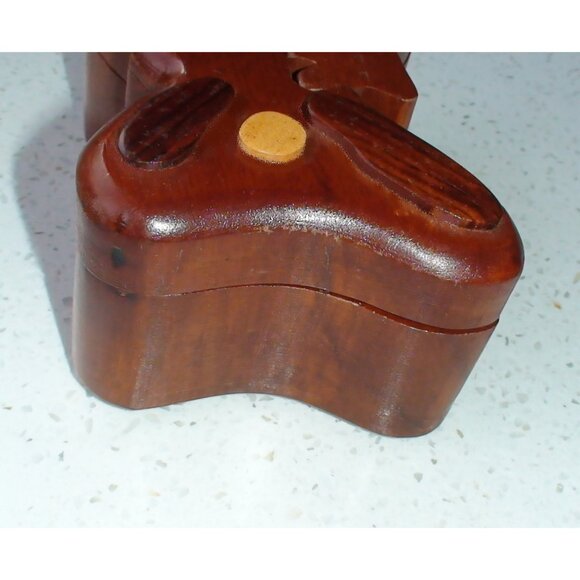 Butterfly Puzzle Box with Hidden Compartment - Picture 6 of 10